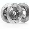 Front Brake Rotor Detroit Axle Zinc Front Rotor-0