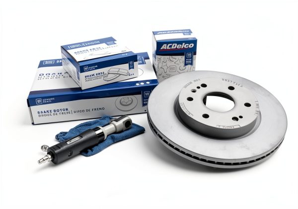 ACDelco Front Brake Rotor 18A2601A Cast Iron Painted Finish for Sedan-3
