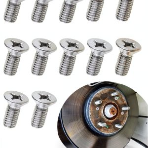 Brake Disc Rotor Screws Aokdom 12PCS Stainless Steel 93600-06014-0H-0