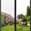 Magnetic Screen Door Full‑Strip Magnets Fiberglass Mesh Black 32×80-0