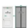 Magnetic Screen Door Full‑Strip Magnets Fiberglass Mesh Black 32×80-2