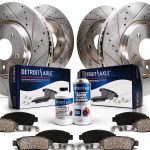 Brake Kit Detroit Axle Rotors with Ceramic Pads for Toyota Tundra-0