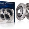 Brake Kit Detroit Axle Rotors with Ceramic Pads for Toyota Tundra-4
