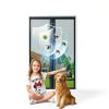 Magnetic Screen Door Full‑Strip Magnets Fiberglass Mesh Black 32×80-6